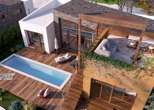 2BR Villa Partial Sea view Bay West 