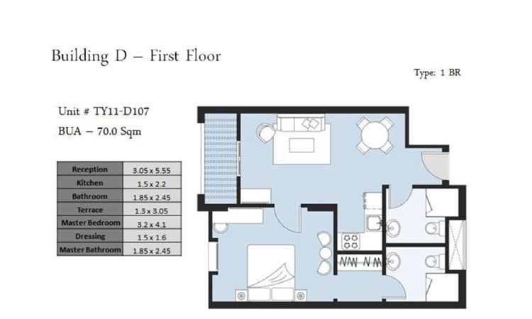 1 BR Apartment with Town view-Edelma - 4